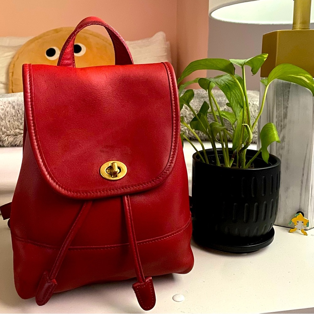 Vintage Coach daypack backpack